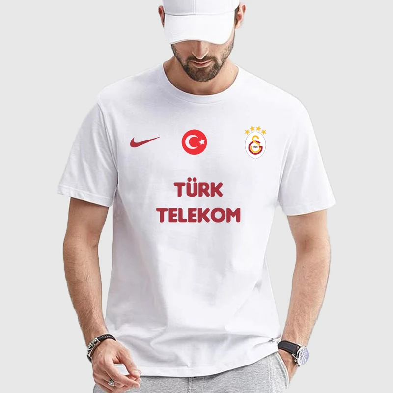 تی شرت آستین کوتاه مردانه مدل گالاتاسارای کد v012