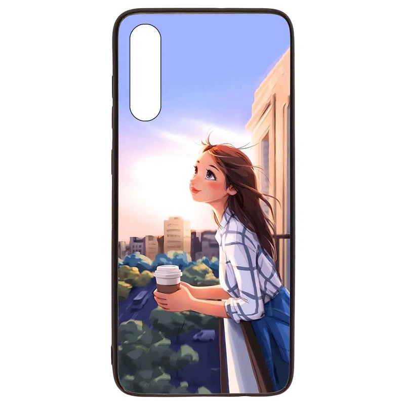 کاور قاب گارد گوشی طرح دخترانه کد TPU-016 مناسب برای گوشی موبایل سامسونگ Galaxy A70 / A70s