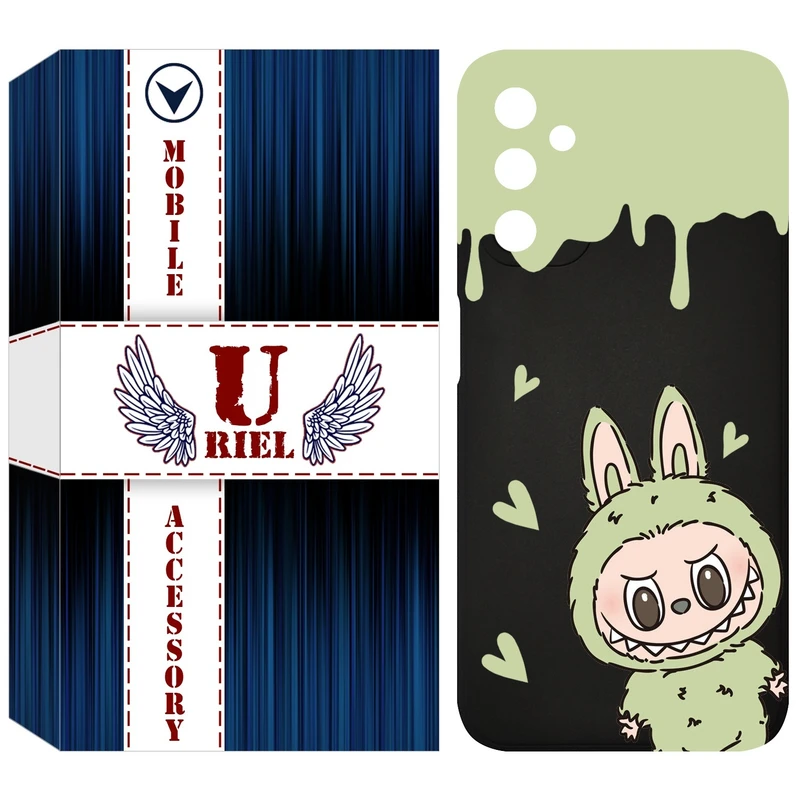 کاور یوریل قاب مدل KSH کد 132 طرح عروسک لبوبو مناسب برای گوشی موبایل سامسونگ Galaxy A14 4G / A14 5G