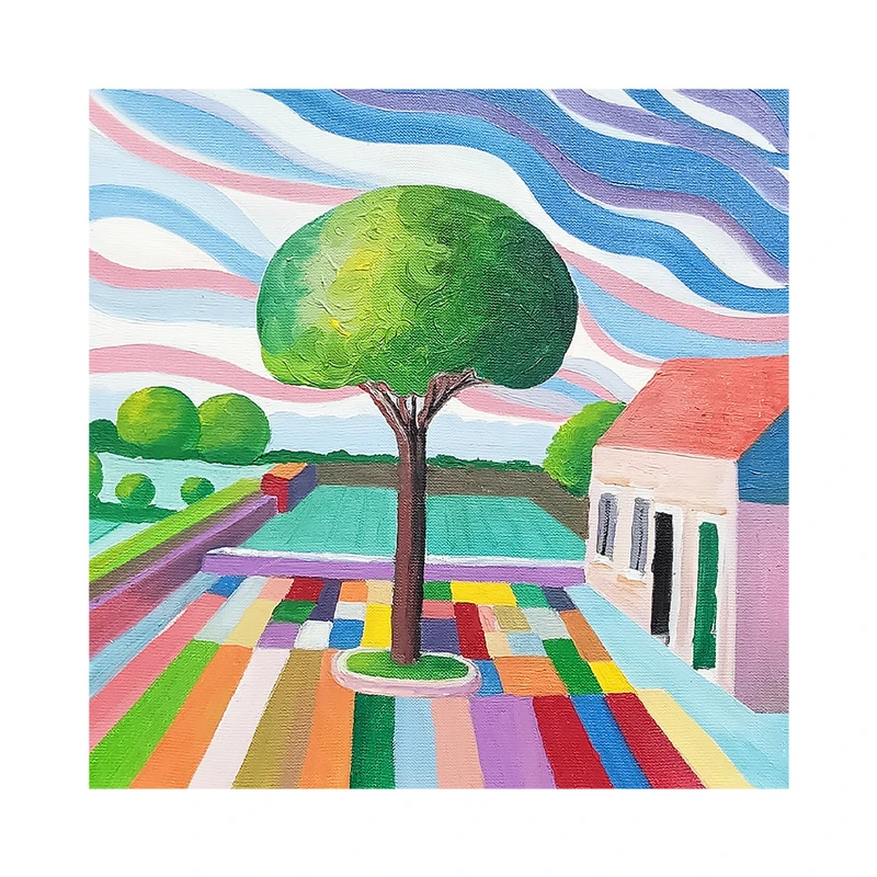 تابلو نقاشی رنگ روغن به سبک امپرسیونیسم کد G0246