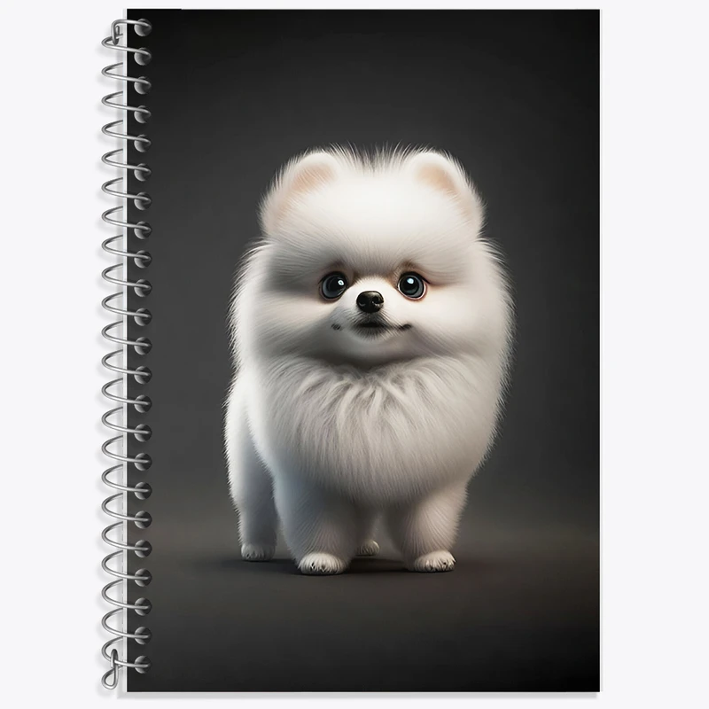 دفتر لغت 50 برگ خندالو طرح سگ کیوت کد F5672