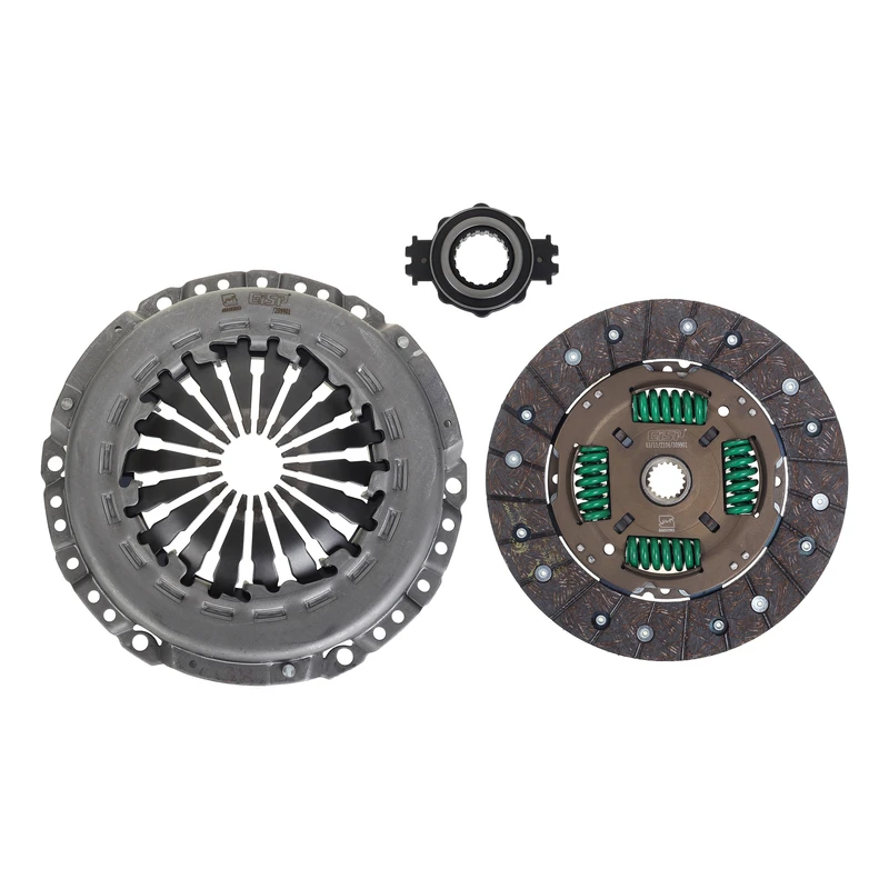 کیت صفحه کلاچ جی ای اس پی کد 209901  مدل پری دمپر فنر دوبل به همراه بلبرینگ شاخک دار RC مناسب برای پژو 405 SLX TU5 و پژو پارس TU5
