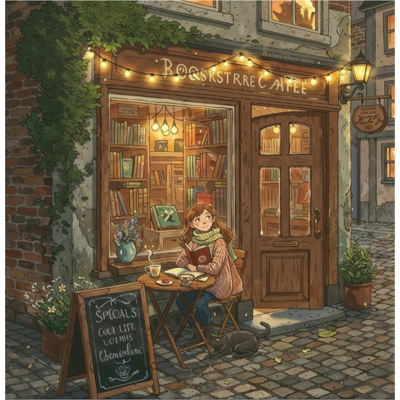 کاشی مدل دختری در کافه