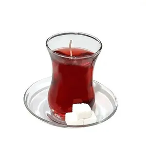 شمع مدل چایی قندپهلو