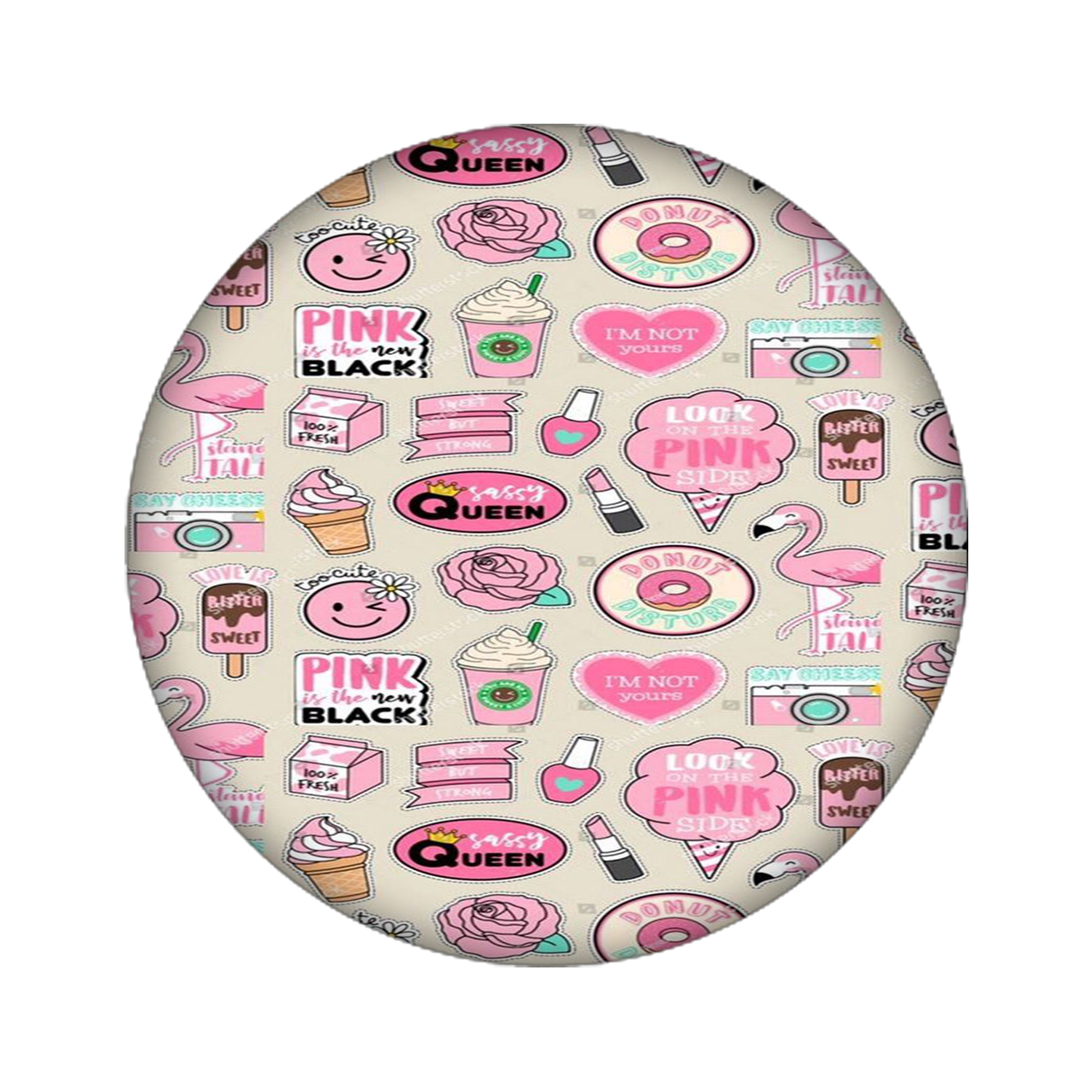 آینه جیبی مدل فانتزی کد 1950