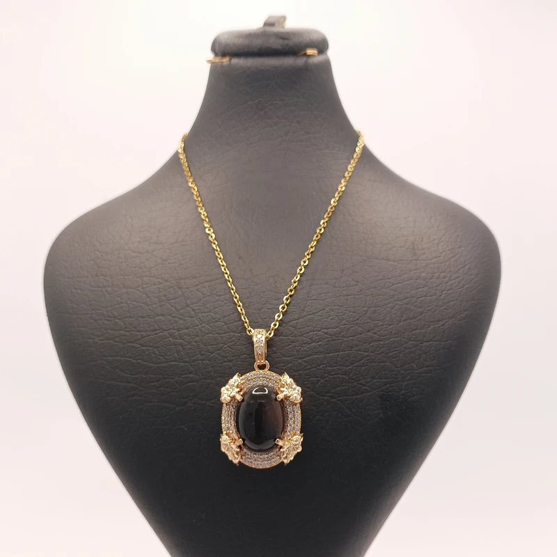 گردنبند زنانه مدل سنگی کد G0021