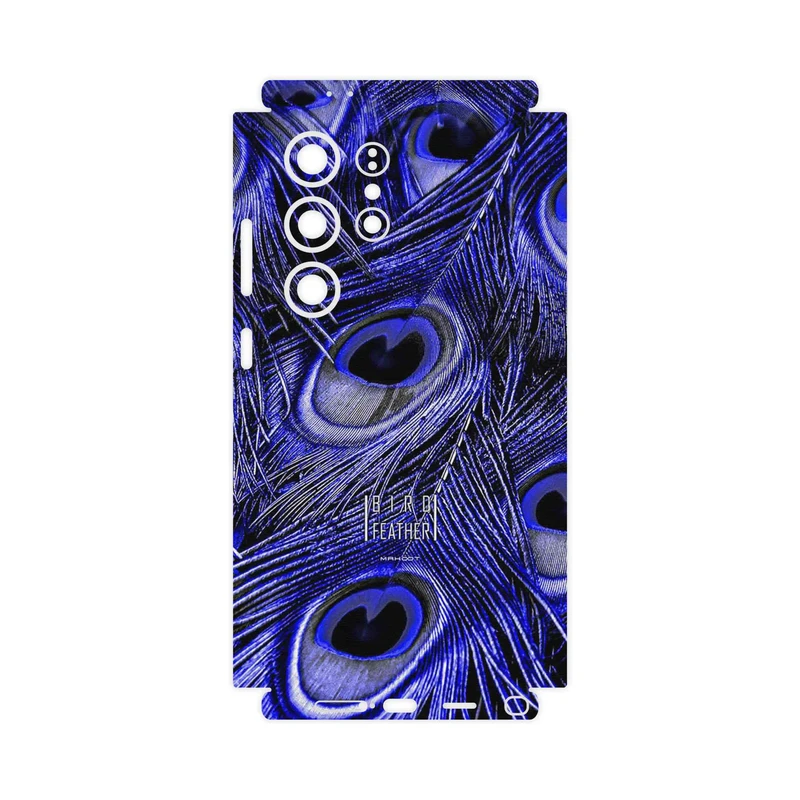 برچسب پوششی ماهوت مدل Purple Feather-FullSkin مناسب برای گوشی موبایل سامسونگ Galaxy S24 Ultra