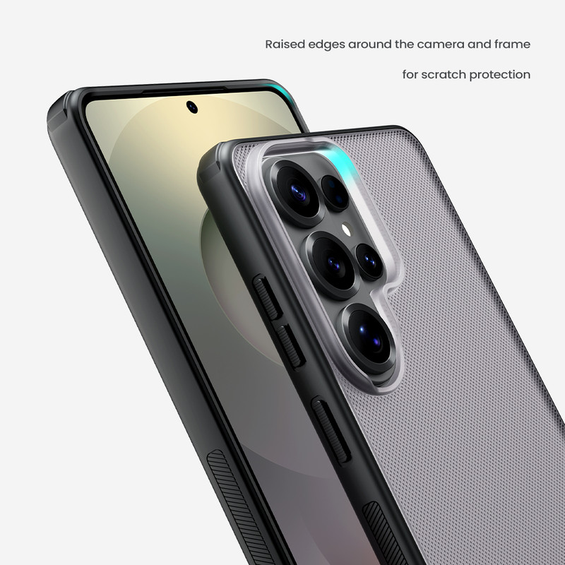 کاور نیلکین مدل Super Frosted Shield Pro Clear مناسب برای گوشی موبایل سامسونگ Galaxy S26 Ultra
