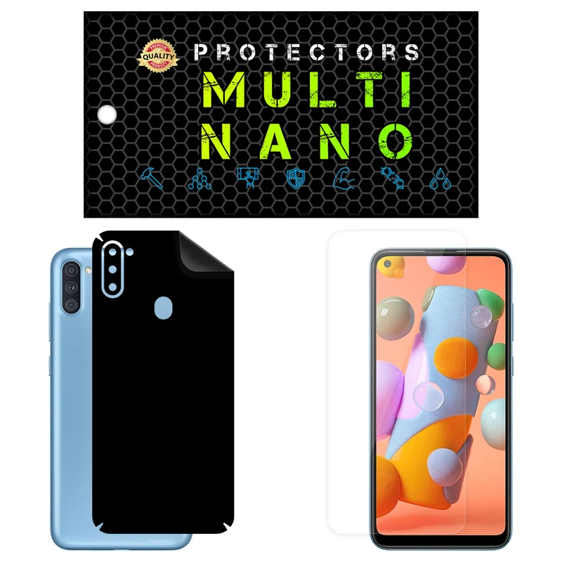 محافظ صفحه نمایش مولتی نانو مدل X-SFM مناسب برای گوشی موبایل سامسونگ Galaxy A11 به همراه برچسب پوششی