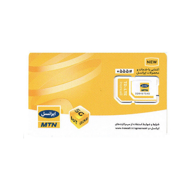 سرویس اینترنت 10 گیگ یک ماهه ایرانسل به همراه سیم کارت TDLTE