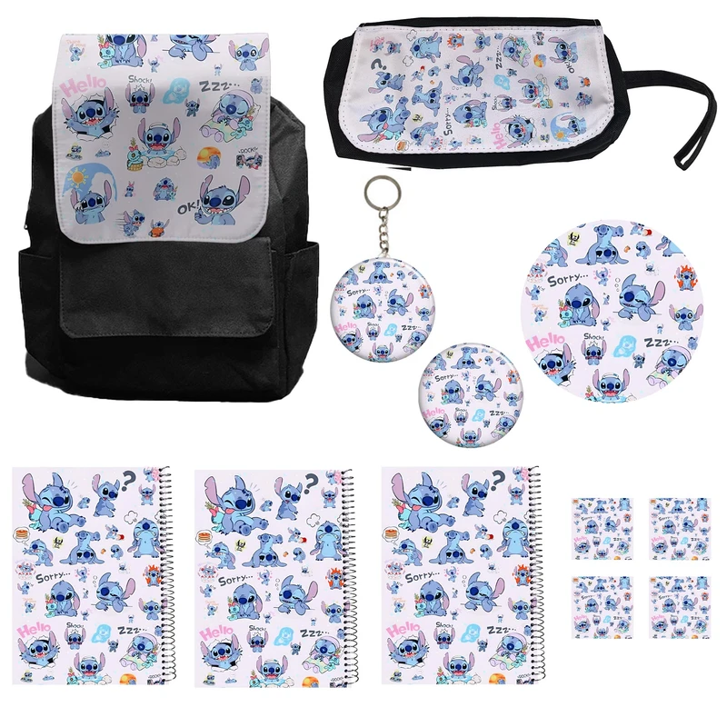 بسته لوازم تحریر مدل استیچ  مجموعه 12 عددی