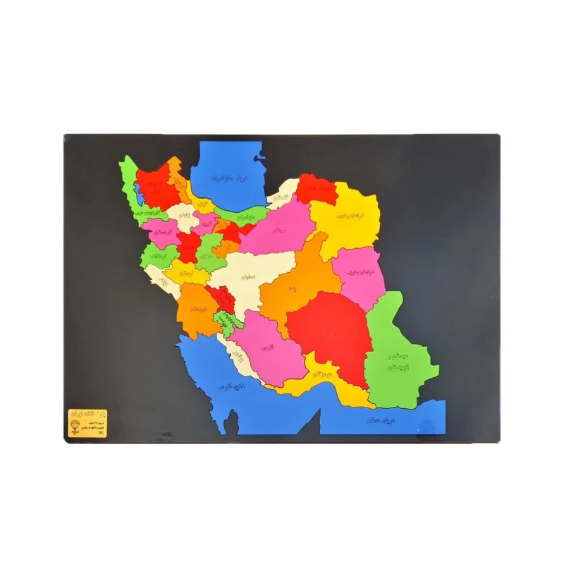 بازی آموزشی مدل نقشه ایران کد 003