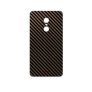 MAHOOT Glossy-Brown-Fiber Cover Sticker for Xiaomi Redmi Note 4