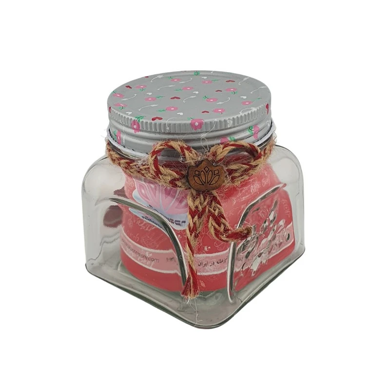 بانکه نیلوفر مدل بهار نارنج گلدار کد 674