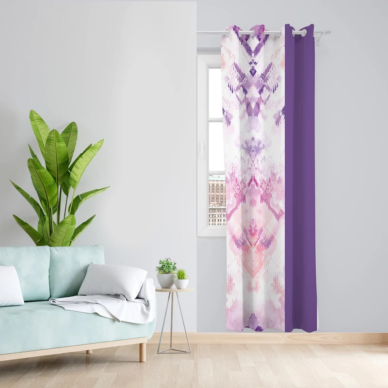 پرده مدل مخمل پانچی کد 1286سایز 140x200 سانتی متر