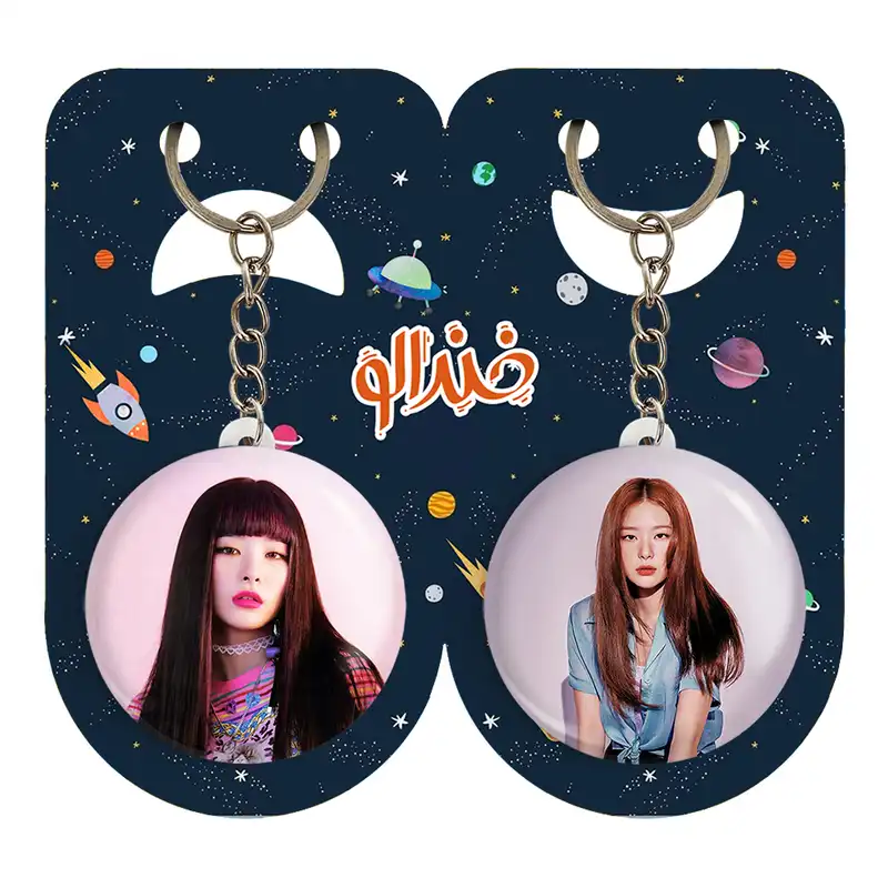 جاکلیدی خندالو مدل سولگی گروه رد ولوت Red Velvet کد 1963019629 مجموعه 2 عددی