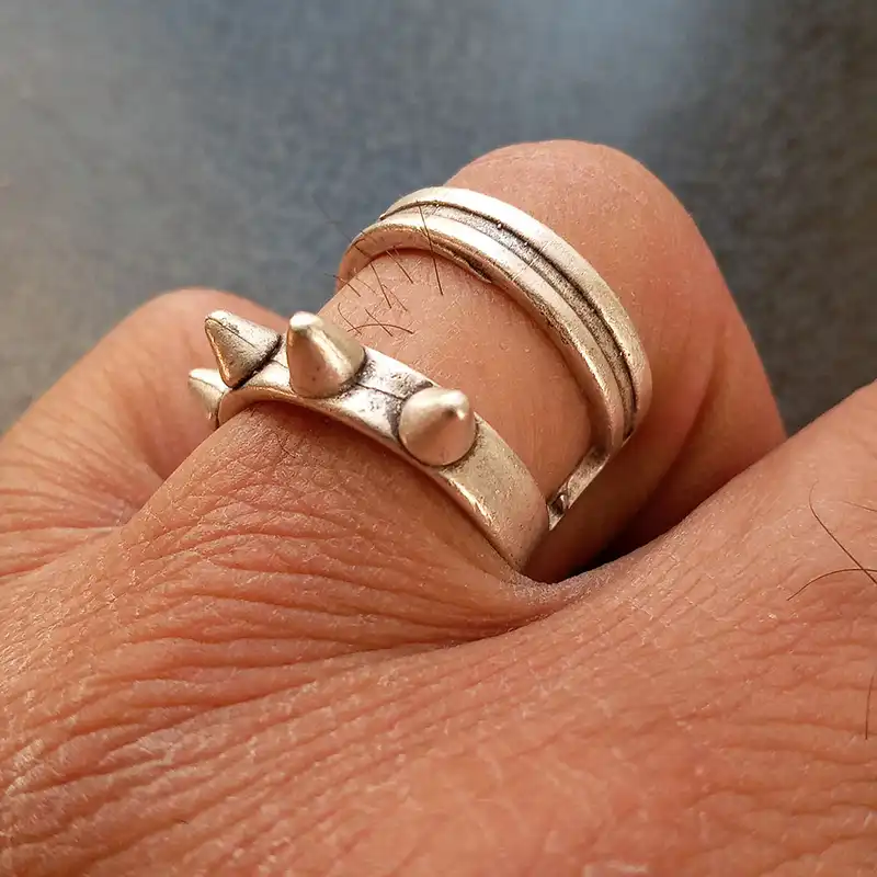 انگشتر مدل Collars کد ES-7690