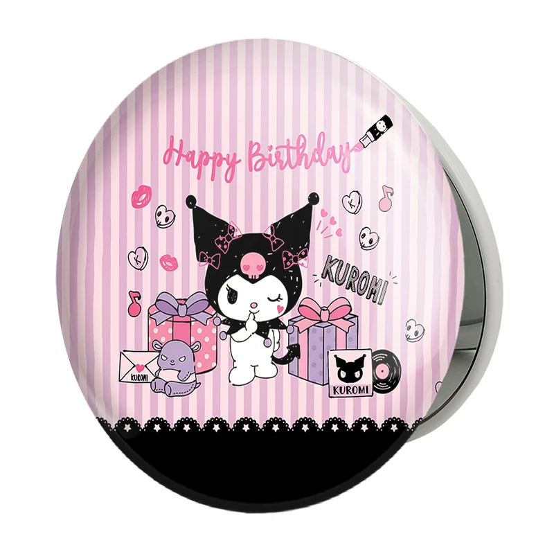 آینه جیبی خندالو طرح تولد مدل تاشو کد 28085 