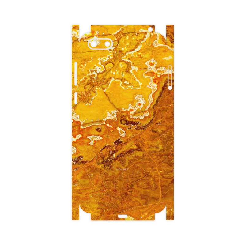 برچسب پوششی ماهوت مدل Gold Marble-FullSkin مناسب برای گوشی موبایل هوآوی Y5 Prime 2018