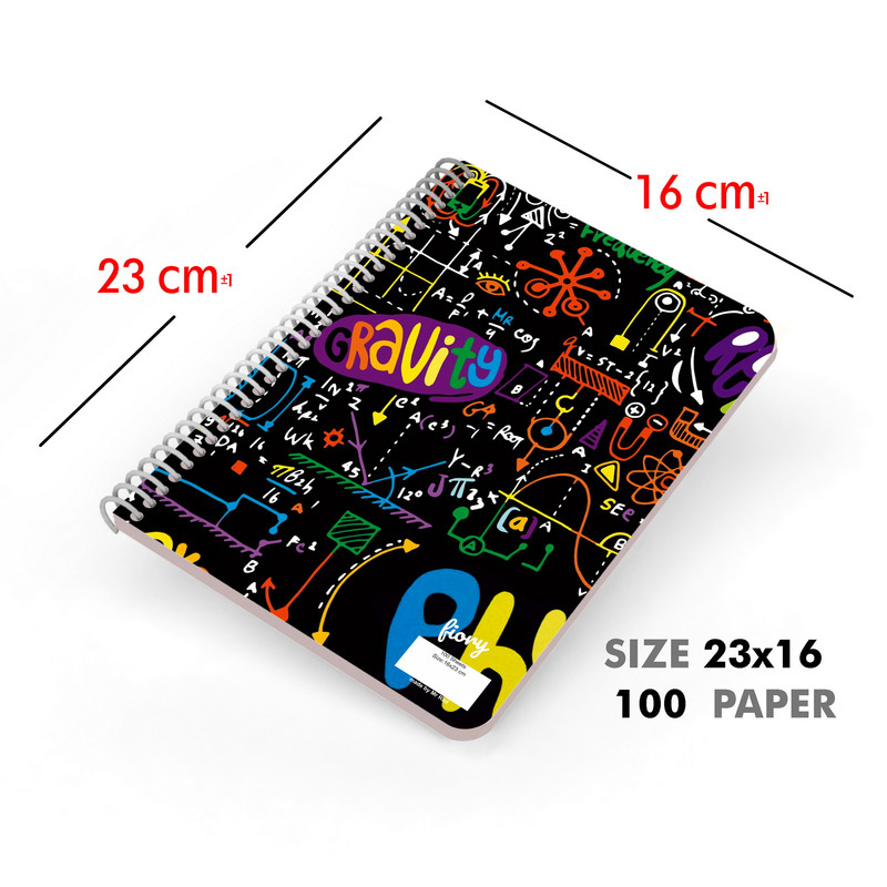 دفتر مشق 100 برگ مستر راد طرح فیزیک کد 2062