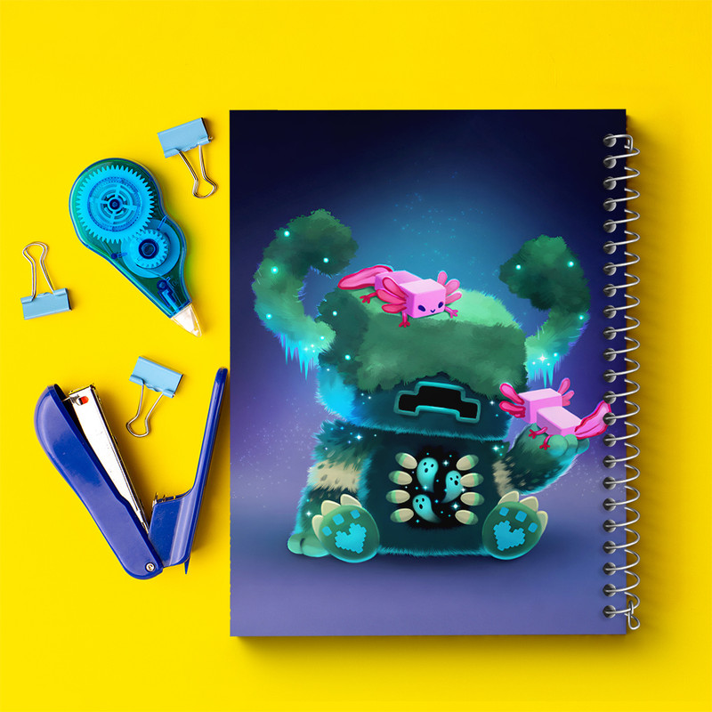 دفتر مشق 50 برگ خندالو طرح ماینکرافت (Minecraft) کد N5985