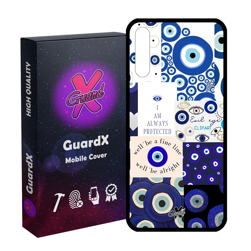 کاور گارد ایکس طرح چشم نظر مدل Glass10430 مناسب برای گوشی موبایل آنر 9X/9X Pro/Y9S/P SMART Pro 2019