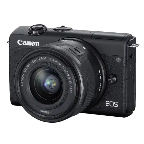 دوربین دیجیتال بدون آینه کانن مدل EOS M200 BK M15-45S M55-200