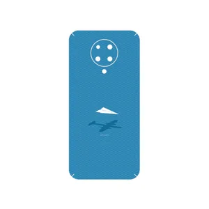 MAHOOT Minimal Paper Airplane Cover Sticker for Xiaomi Poco F2 Pro