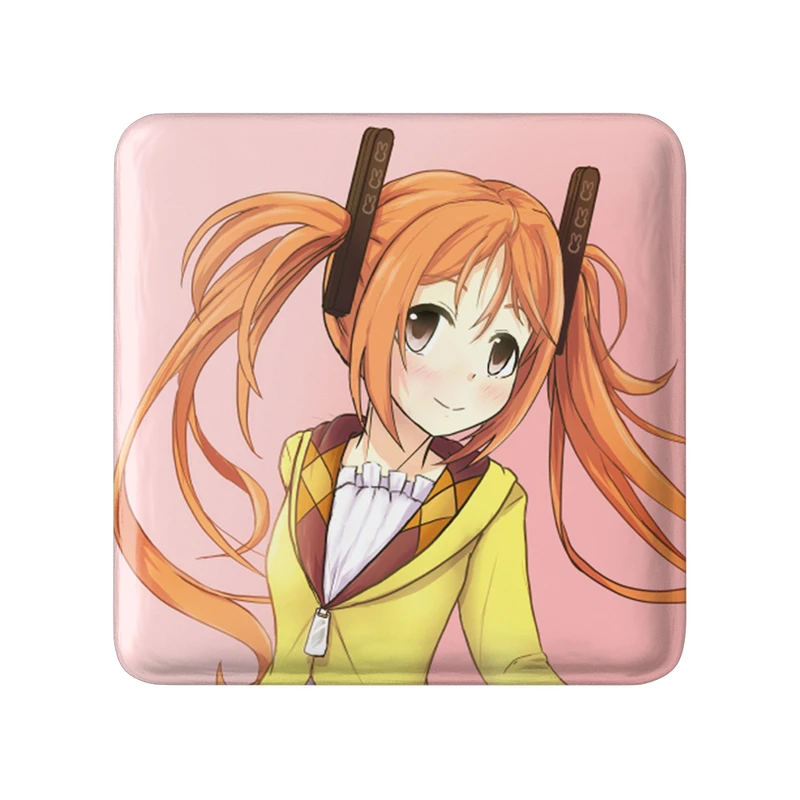 پیکسل خندالو طرح انجو انیمه گلوله سیاه مدل مربعی کد 35812