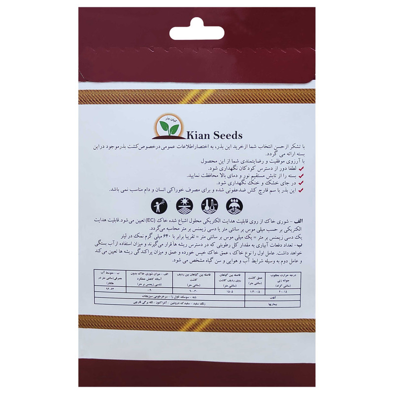بذر شلغم کیان بذر کد KBZ-27
