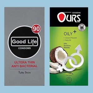 کاندوم گودلایف مدل Ultra Thin Anti Bacterial بسته 12 عددی به همراه کاندوم اورز مدل Oily Plus بسته 12 عددی