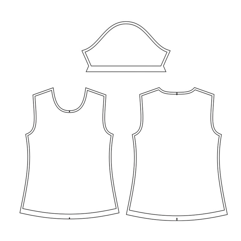 الگو آماده خیاطی تیشرت زنانه از سایز 36 تا 52 بسته 4 عددی