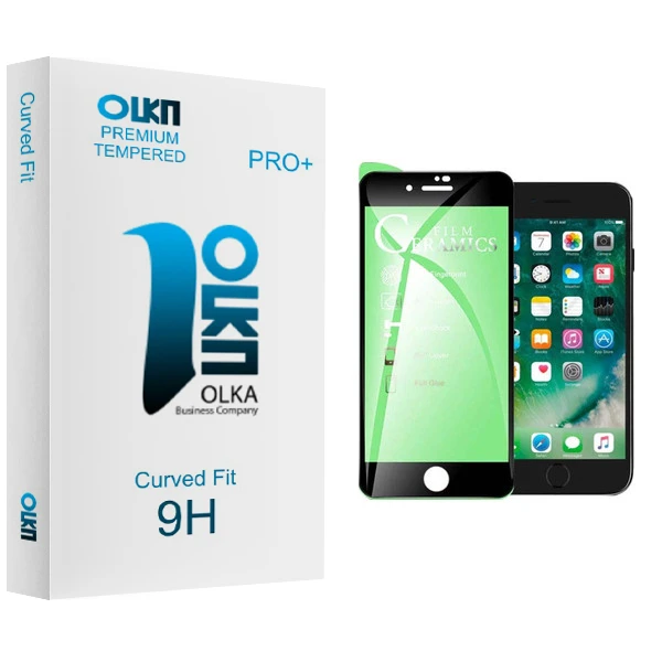 محافظ صفحه نمایش الکا مدل Premium glass مناسب برای گوشی موبایل اپل iPhone 7 plus