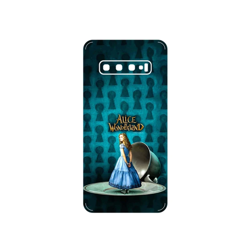 برچسب پوششی ماهوت مدل Alice in Wonderland مناسب برای گوشی موبایل سامسونگ Galaxy S10