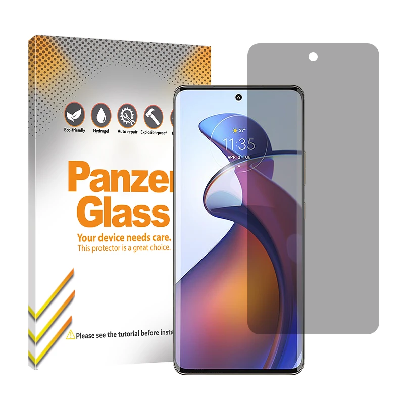 محافظ صفحه نمایش حریم شخصی پنزر گلس مدل Resistant مناسب برای گوشی موبایل موتورولا Edge 30 Fusion