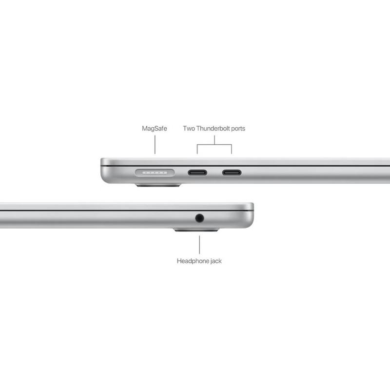 لپ تاپ 13.6 اینچی اپل مدل MacBook Air MRXR3 2024 ZPA-M3-8GB RAM-512GB SSD