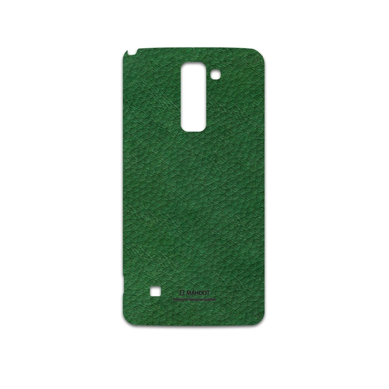 برچسب پوششی ماهوت مدل Green-Leather مناسب برای گوشی موبایل ال جی Stylus 2