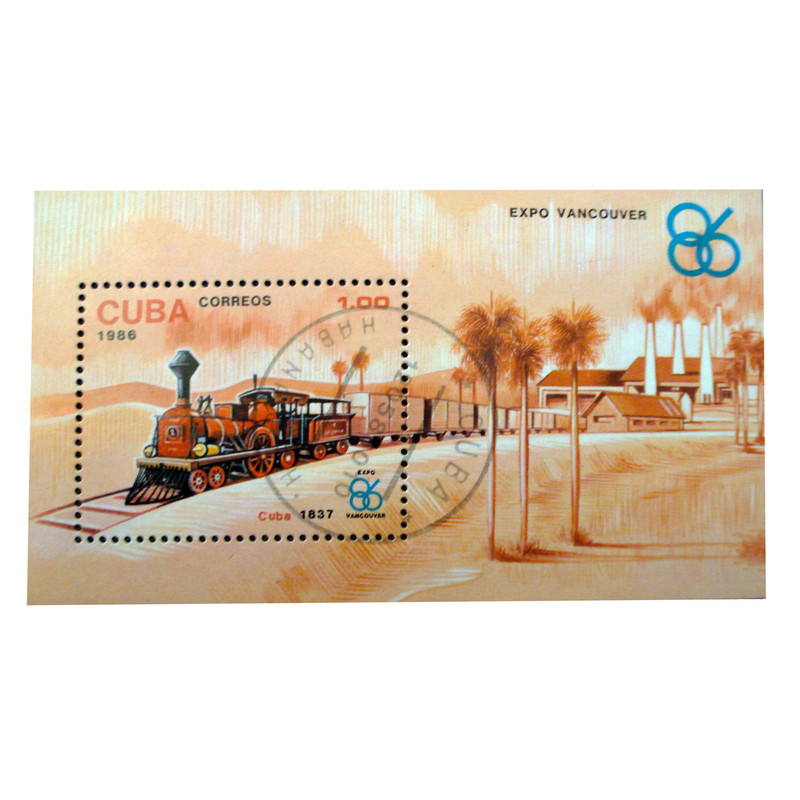 تمبر یادگاری مدل قطار کد bc-2281 