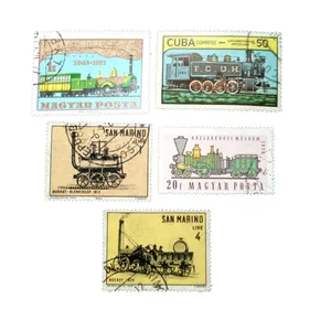 تمبر یادگاری مدل قطار کد DS2267 مجموعه 5 عددی