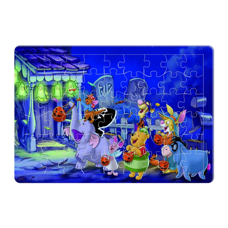 پازل 54 تکه هومرو مدل PL852 طرح انیمیشن وینی پو