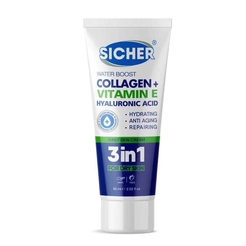 کرم آبرسان سیچر سری 3IN1 مدل VITAMIN E حجم 60 میلی لیتر