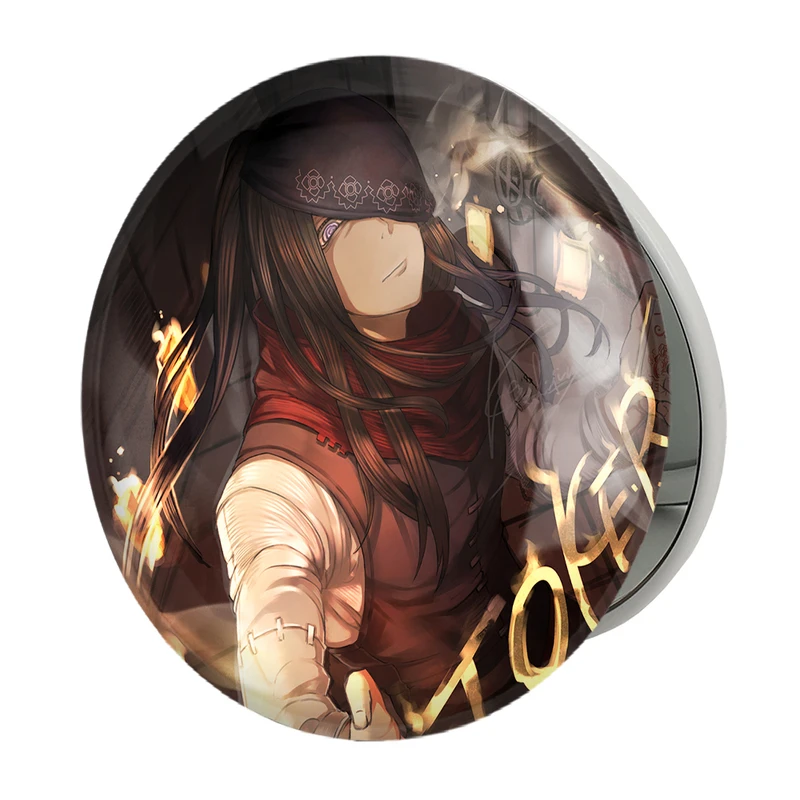 آینه جیبی خندالو طرح شینیگامی انیمه نیروی آتش مدل تاشو کد 32235
