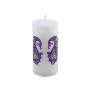 شمع هونیا مدل بته جقه نوروزی و یلدا سایز متوسط