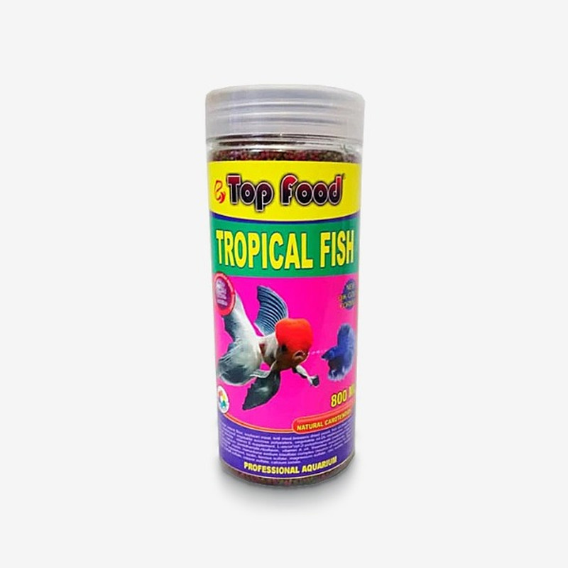 غذا ماهی تاپ فود مدل tropical fish وزن 800 گرم