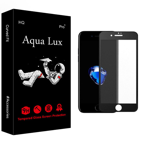 محافظ صفحه نمایش شیشه ای آکوا لاکس مدل +Pro مناسب برای گوشی موبایل اپل iphone 7