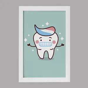 تابلو کودک خندالو مدل دندان و دندان پزشکی کودکانه کد 36780