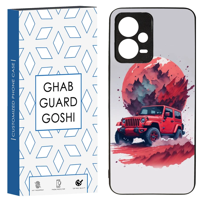 کاور قاب گارد گوشی طرح ماشین کد TPU-147 مناسب برای گوشی موبایل شیائومی Redmi Note 12 5G / Poco X5 5G