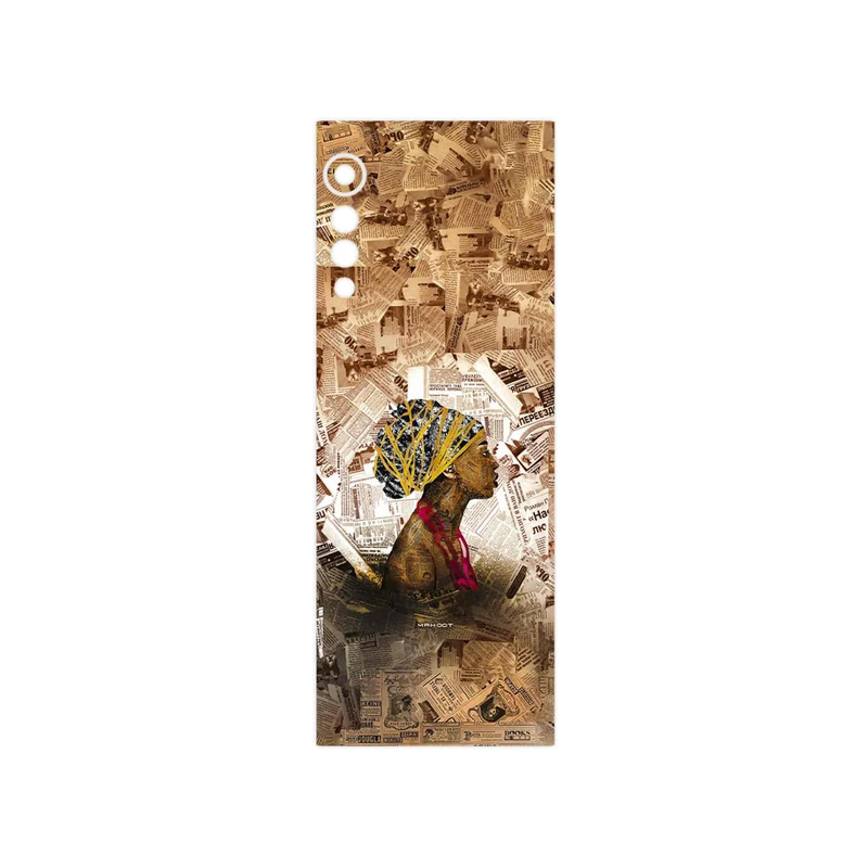 برچسب پوششی ماهوت مدل Collage of African Women مناسب برای گوشی موبایل ال جی Velvet 5G