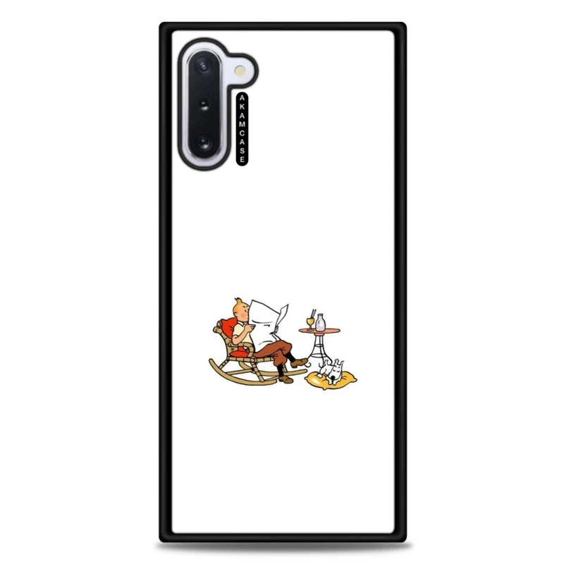 کاور آکام مدل AMC-WSGN10-TINTIN-8 مناسب برای گوشی موبایل سامسونگ Galaxy Note 10