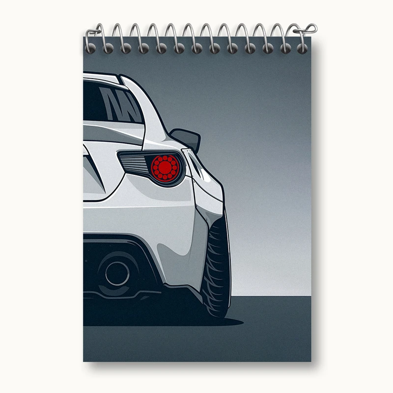 دفتر یادداشت 50 برگ خندالو طرح ماشین اسپرت کد N2083